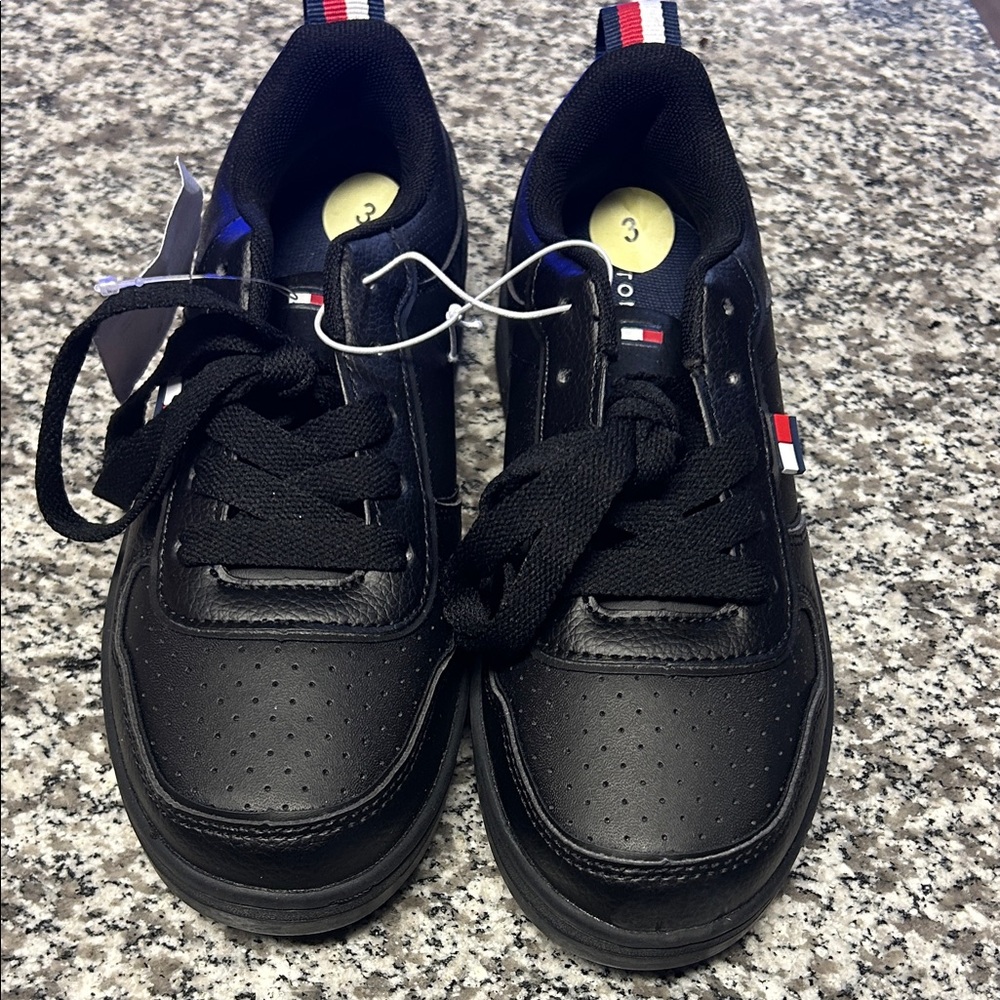 Tommy Hilfiger Black Kids Sneakers